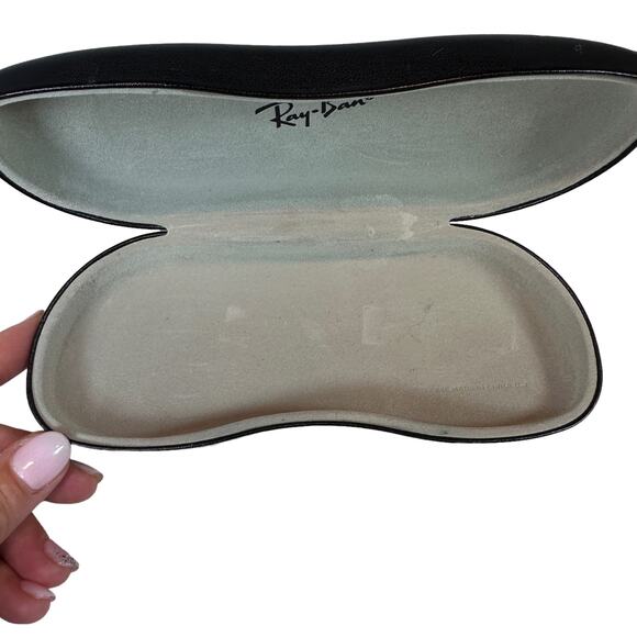 Ray Ban (Case only) Black  Eye Glasses Sunglasses Glasses Hard Clamshell - Picture 3 of 5